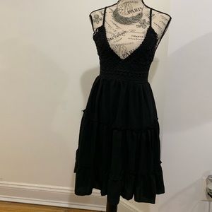 Black summer dress